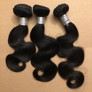 human hair extensions body wave 12"14"16